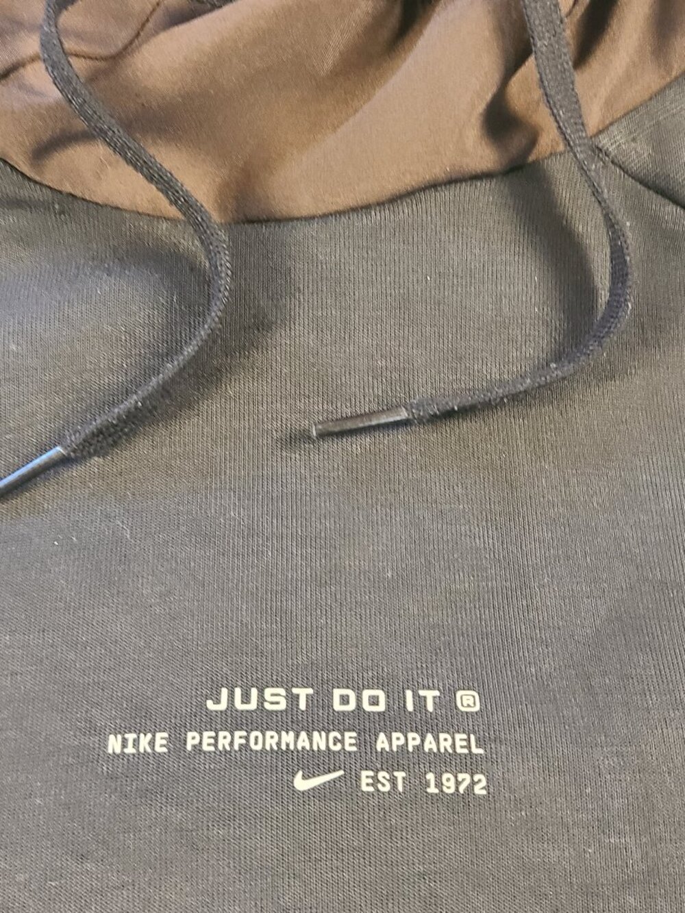 Nike Hooded Sweater Men's S DRI-Fit Black & Brown - Picture 3 of 11